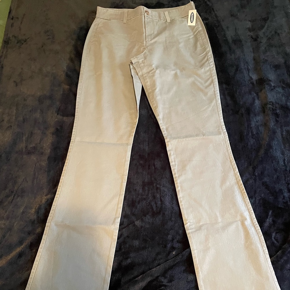 Grey Bootcut Pants